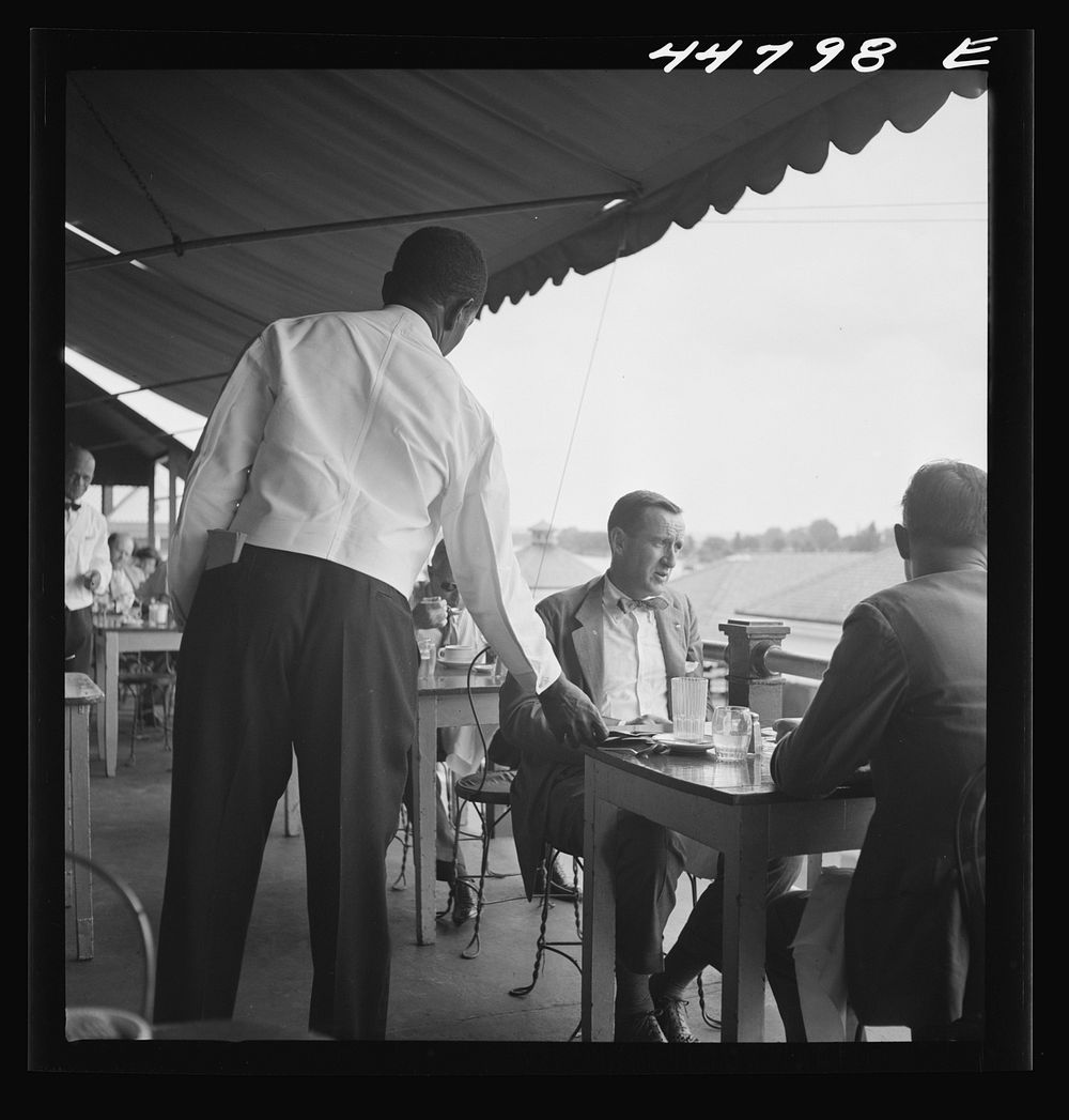 [Untitled photo, possibly related to:  waiter in Hertzog's, seafood restaurant along the waterfront. Washington, D.C.].…