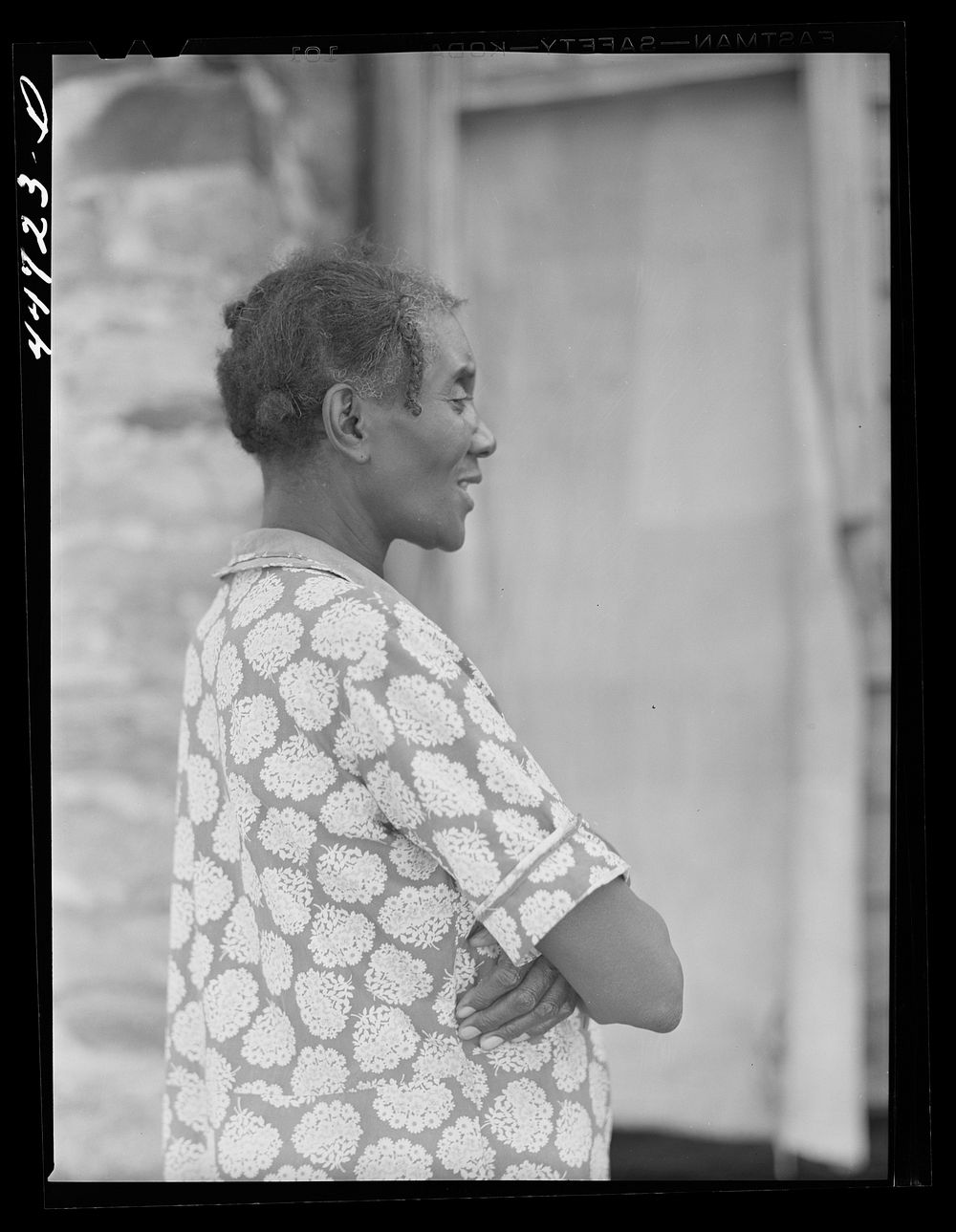 [Untitled photo, possibly related to:  tenant farm woman. A widow. She runs the farm with the help of two children. FSA…