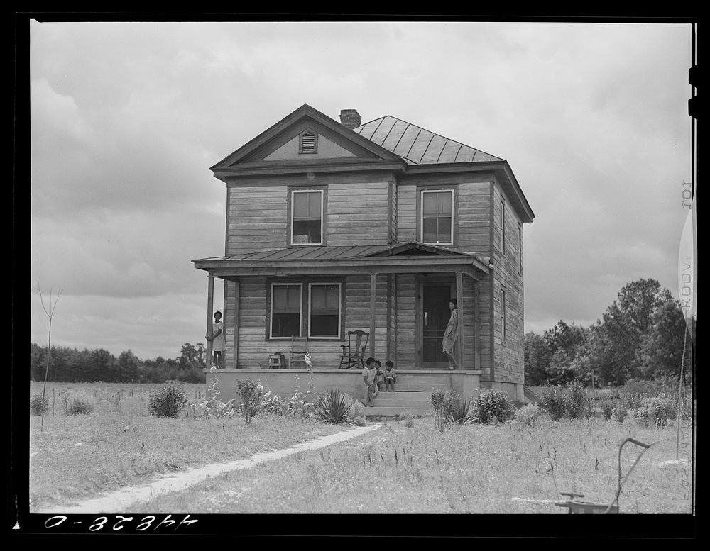 House in the area being taken over by the Army. The family will be moved out in a few days. Caroline County, Virginia.…