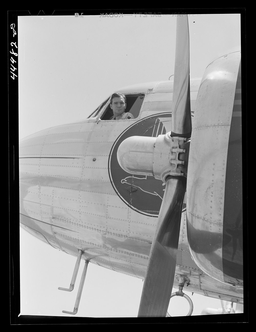 [Untitled photo, possibly related to: Waiting for instructions to take off. Washington D.C. municipal airport]. Sourced from…