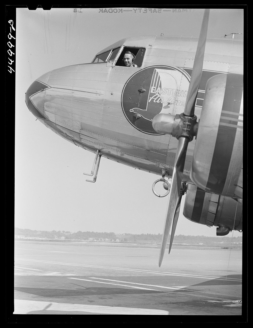 Waiting for the signal to take off. Washington, D.C. municipal airport. Sourced from the Library of Congress.