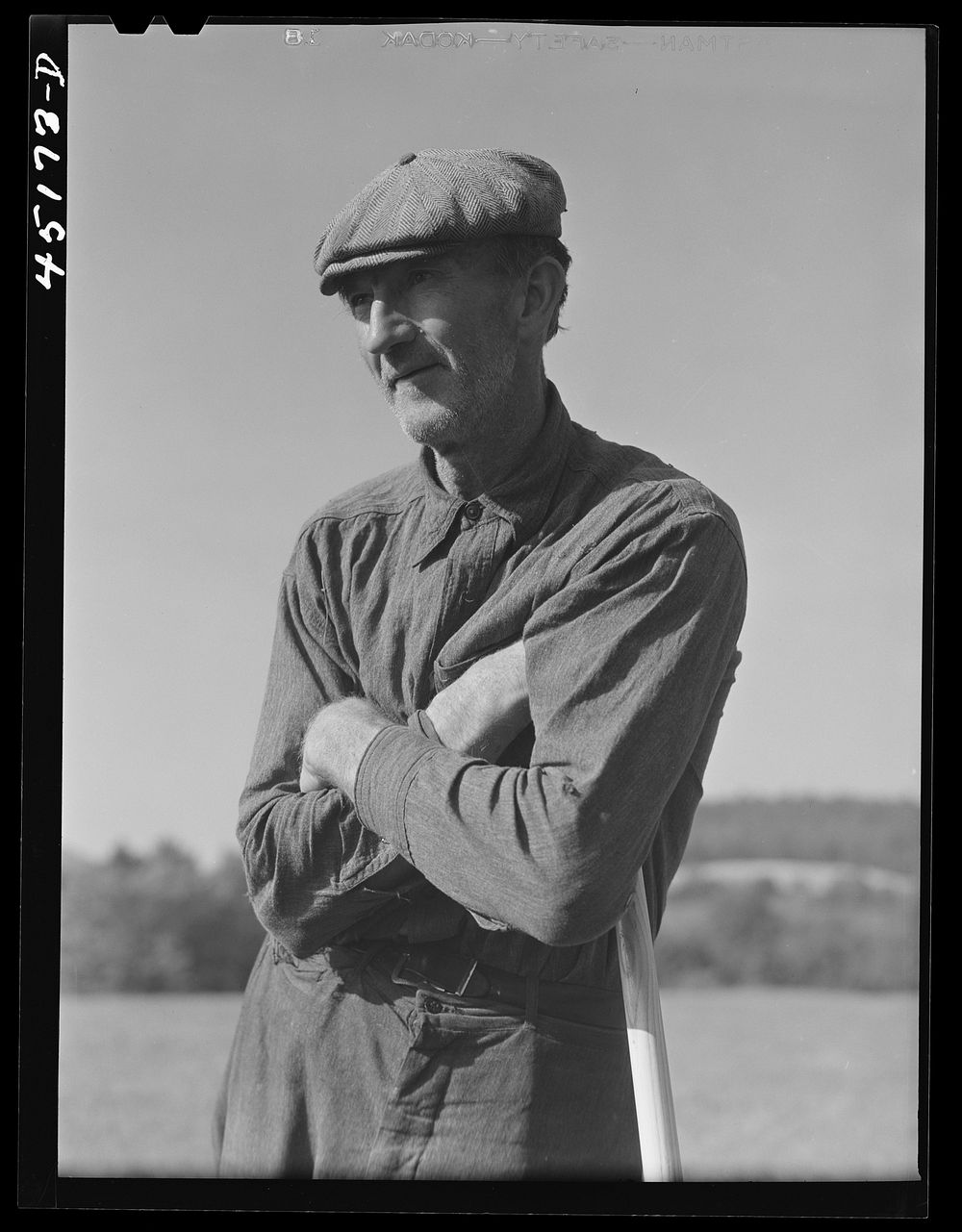 [Untitled photo, possibly related to: Mr. Bert Brown, dairy farmer and FSA (Farm Security Administration) client. Townsend…