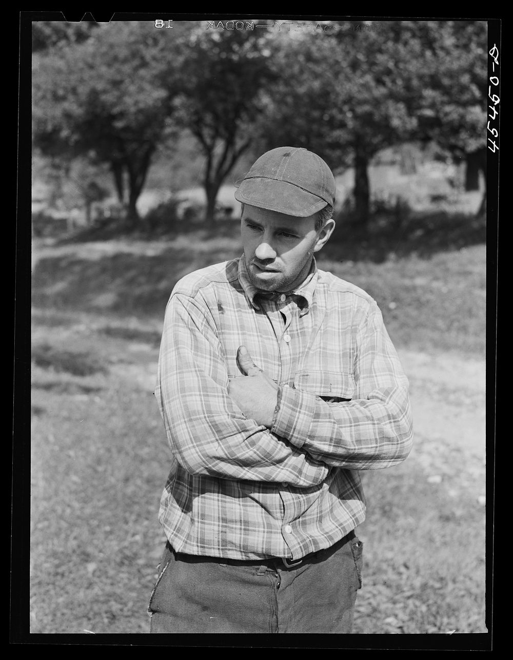 Mr. Horatio Weaver, FSA (Farm Security Administration) farmer in Tinmouth, Vermont. Sourced from the Library of Congress.