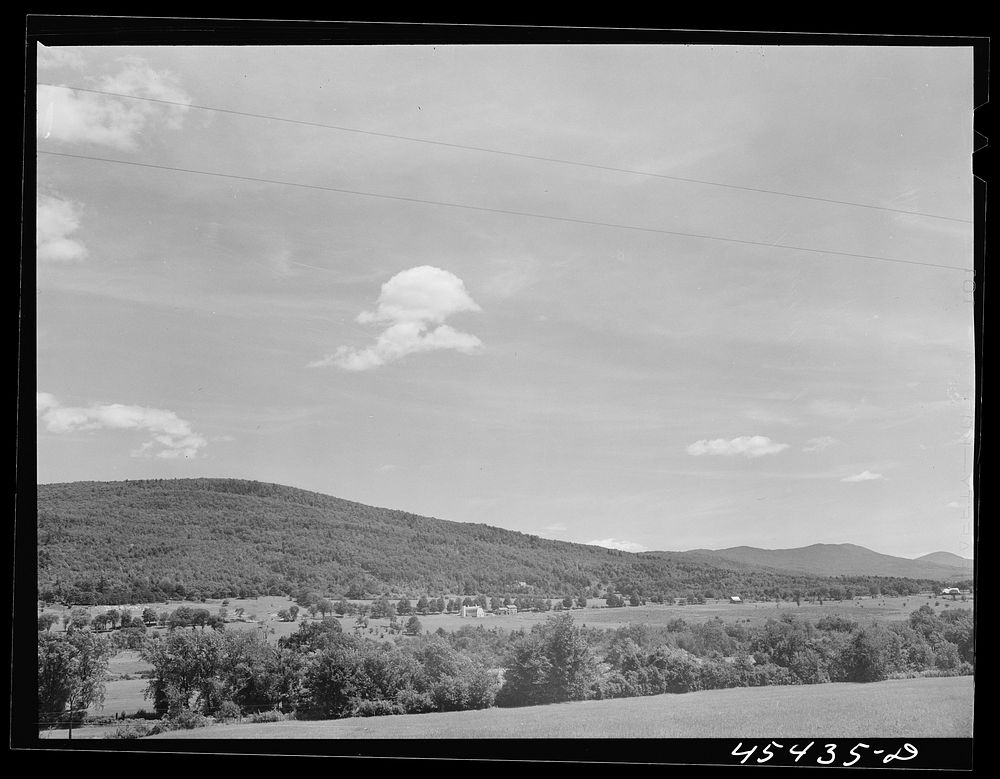 [Untitled photo, possibly related to: View of the county near Brandon, Vermont]. Sourced from the Library of Congress.