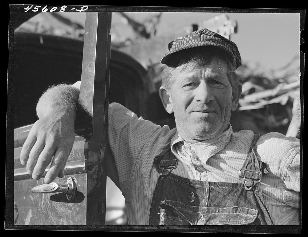 [Untitled photo, possibly related to: Loading corn on a farm near Hinesburg, Vermont]. Sourced from the Library of Congress.