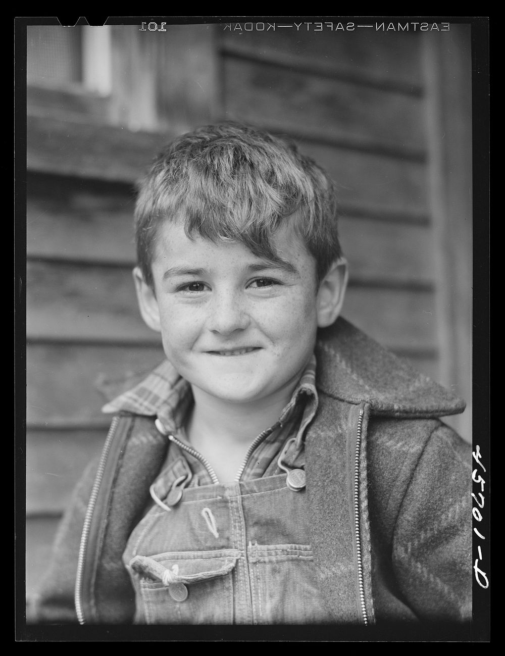 Bobby Gaynor, who lives with his family on a farm near Fairfield, Vermont. Sourced from the Library of Congress.
