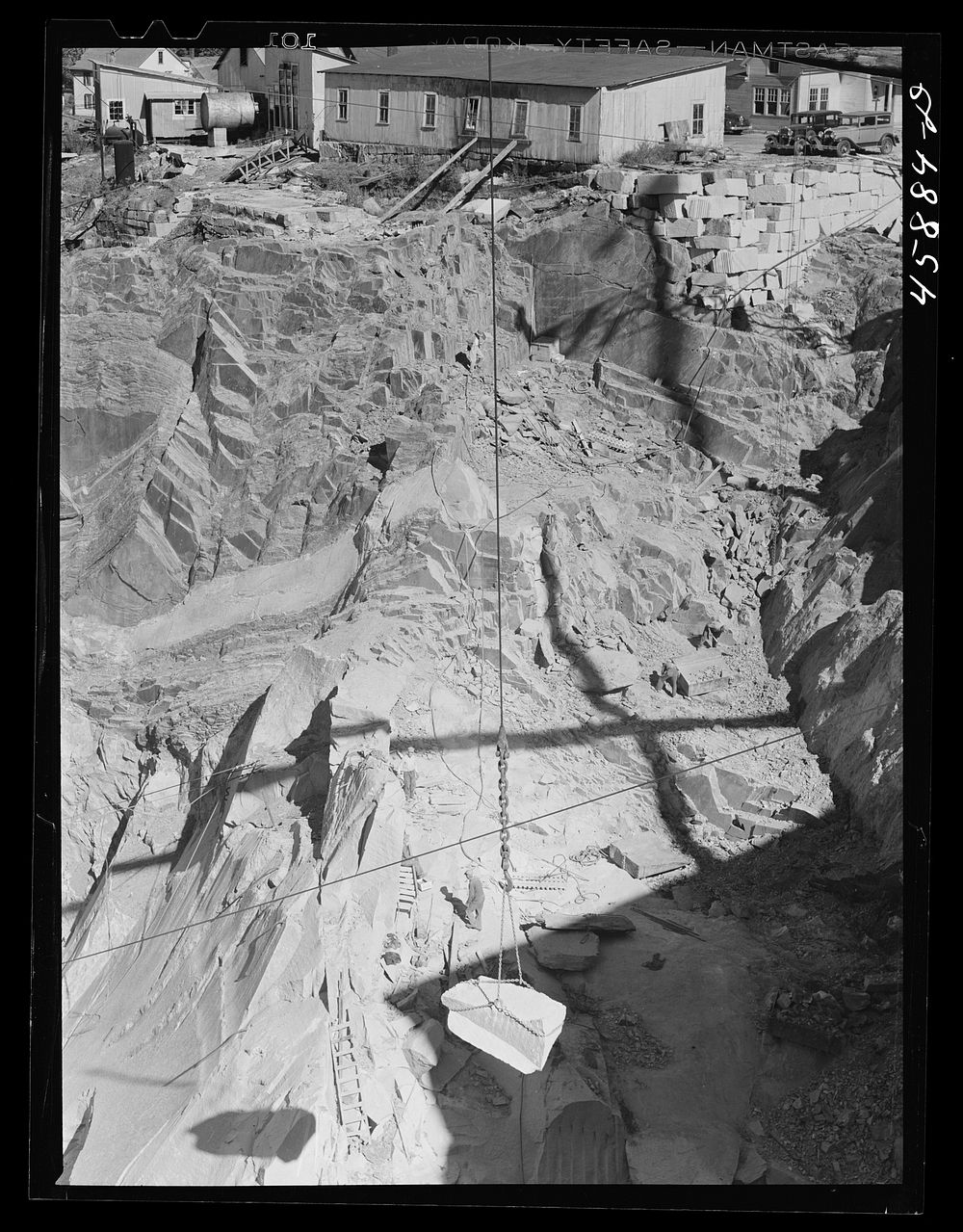 The Wells-Lemson quarry. Sourced from the Library of Congress.