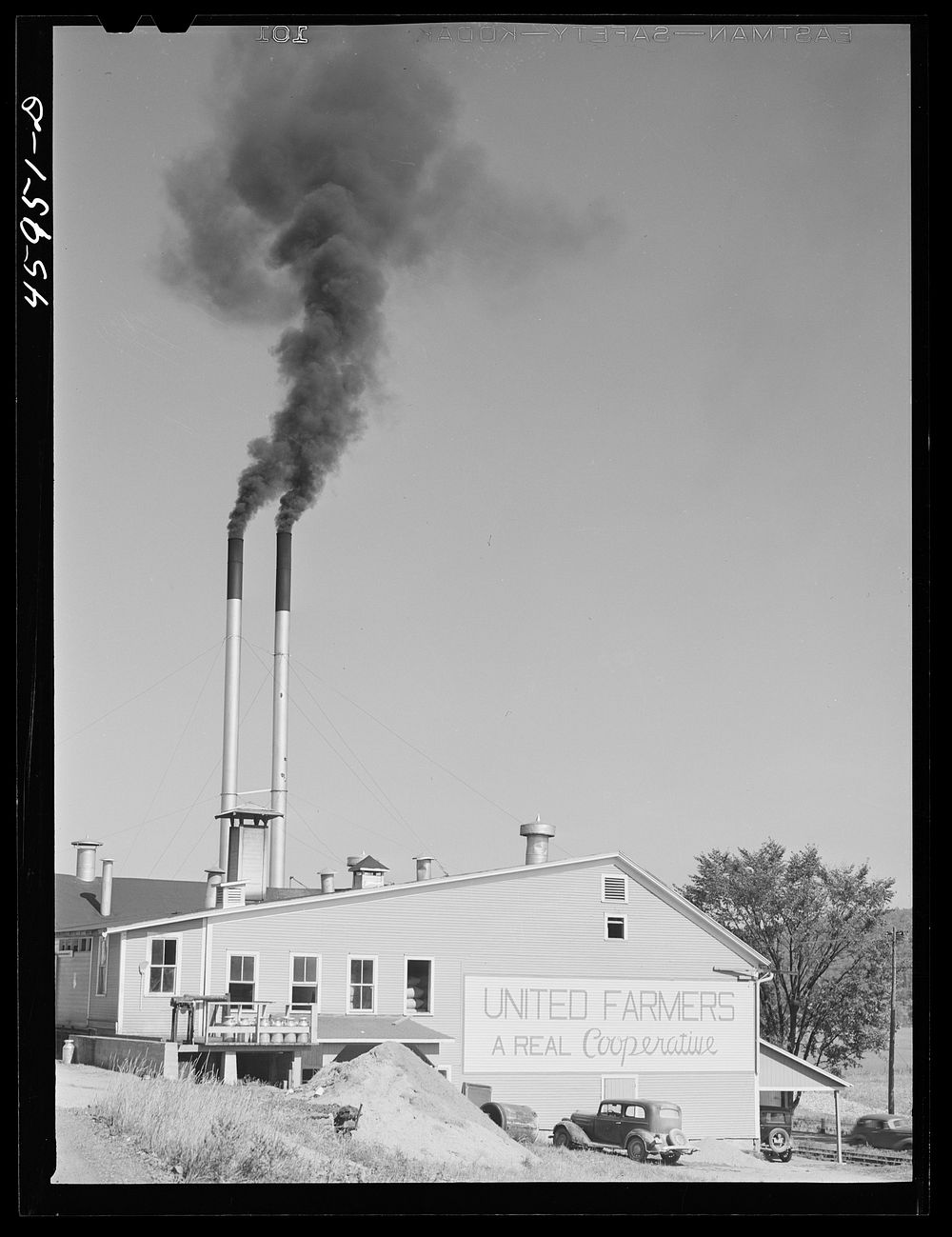 United Farmers' creamery in East Berkshire, Vermont. Sourced from the Library of Congress.
