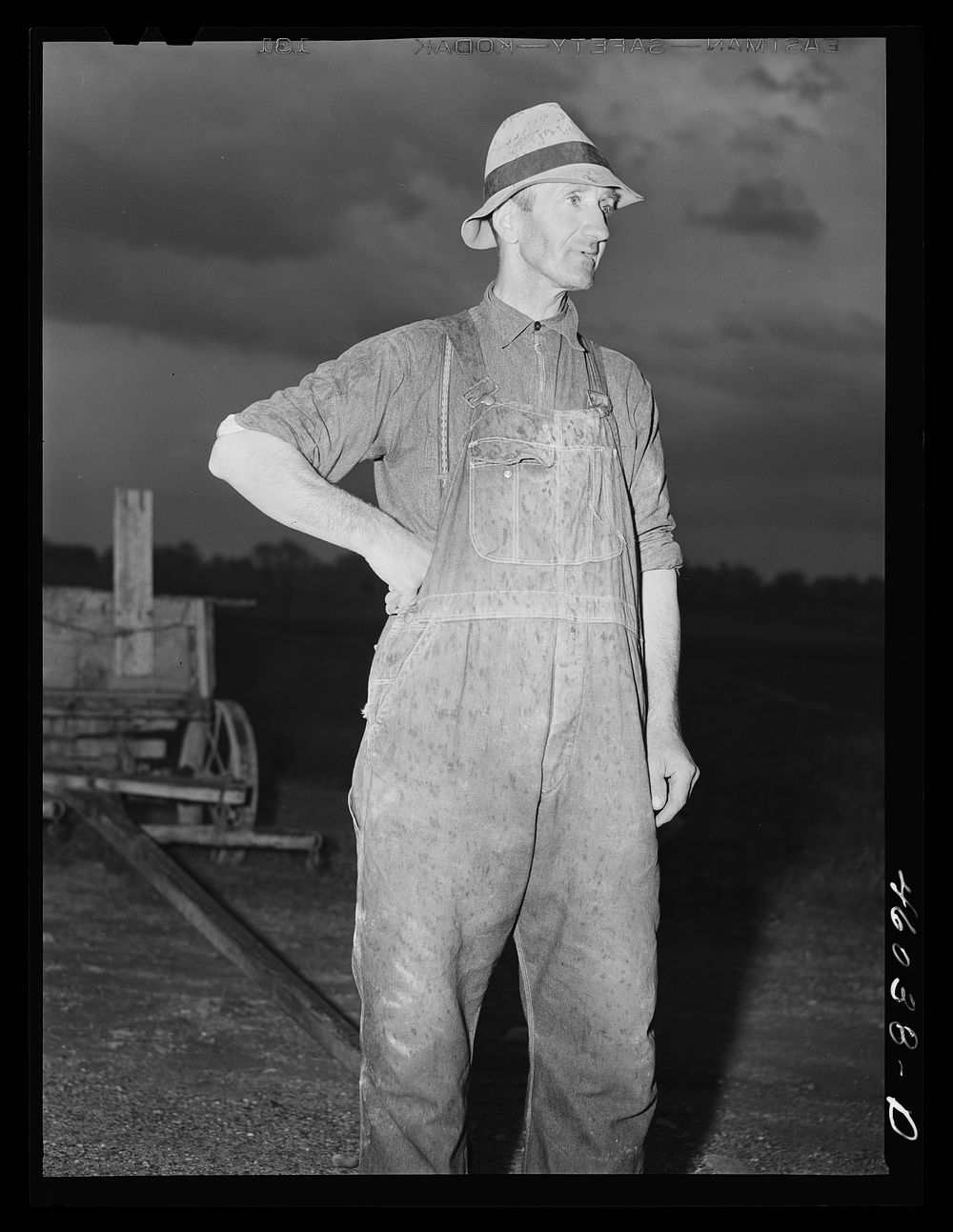 Mr. George Perry one of the few farmers still in the Pine Camp expansion area near Watertown, New York. Sourced from the…