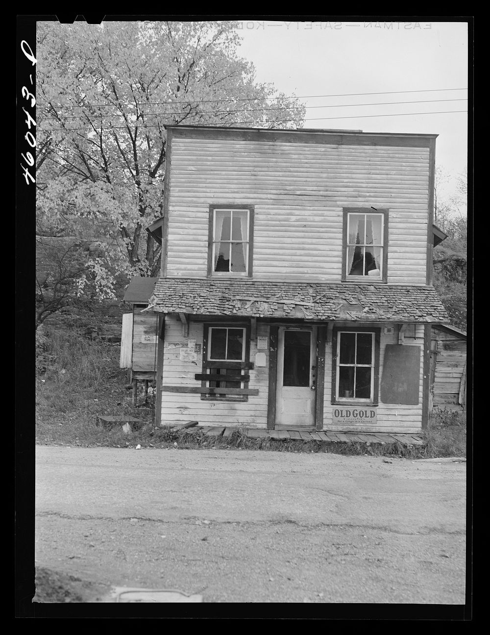 Abandoned store in the village of Lewisburg, New York. Everyone has now left the town which was in the Pine Camp expansion…
