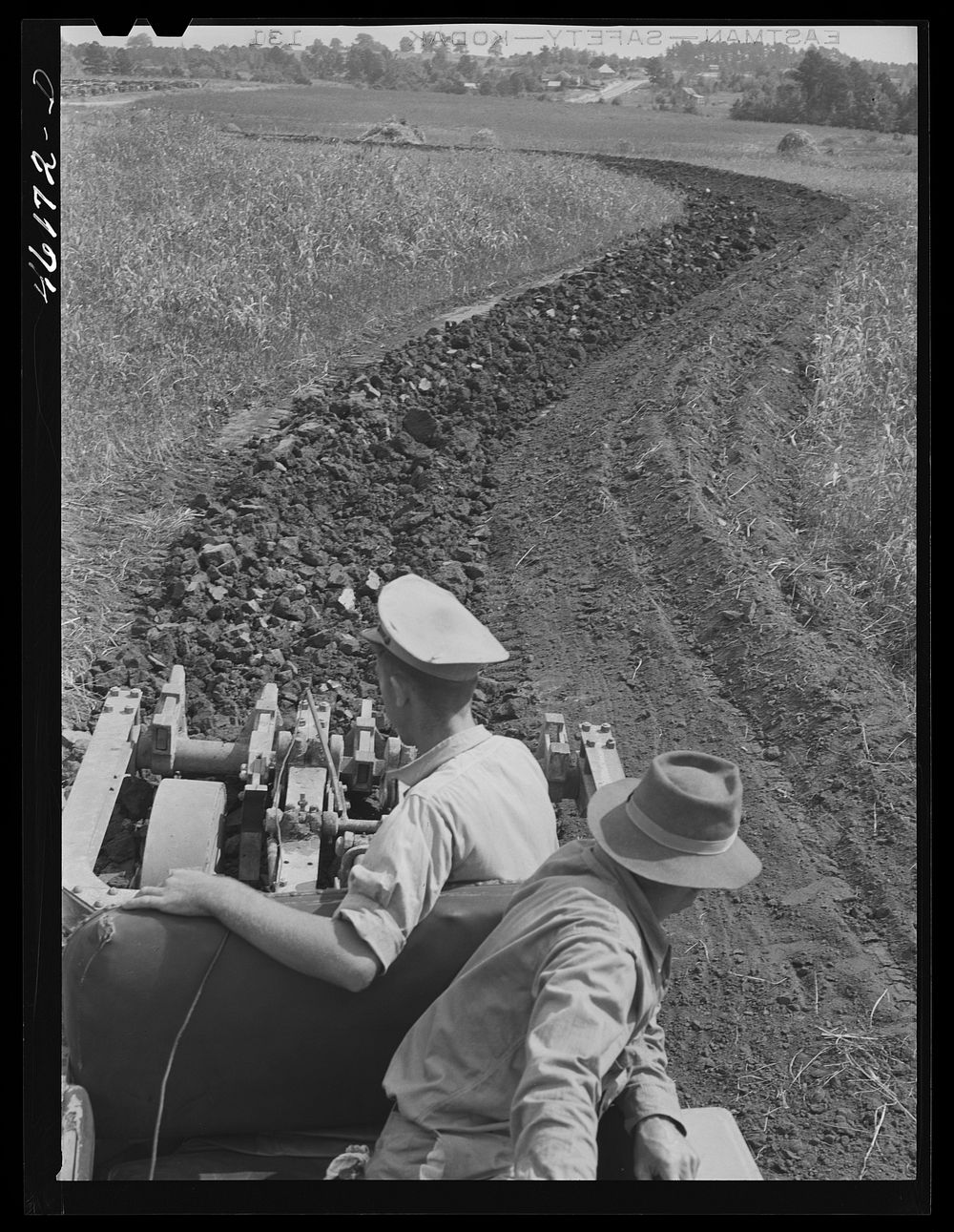 Greensboro, Greene County, Georgia (vicinity). Terracing on a farm. Sourced from the Library of Congress.