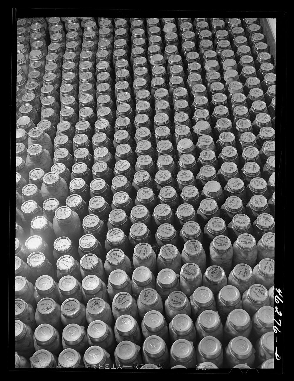 Greene County, Georgia. Canned goods put up by a  FSA (Farm Security Administration) family. Sourced from the Library of…
