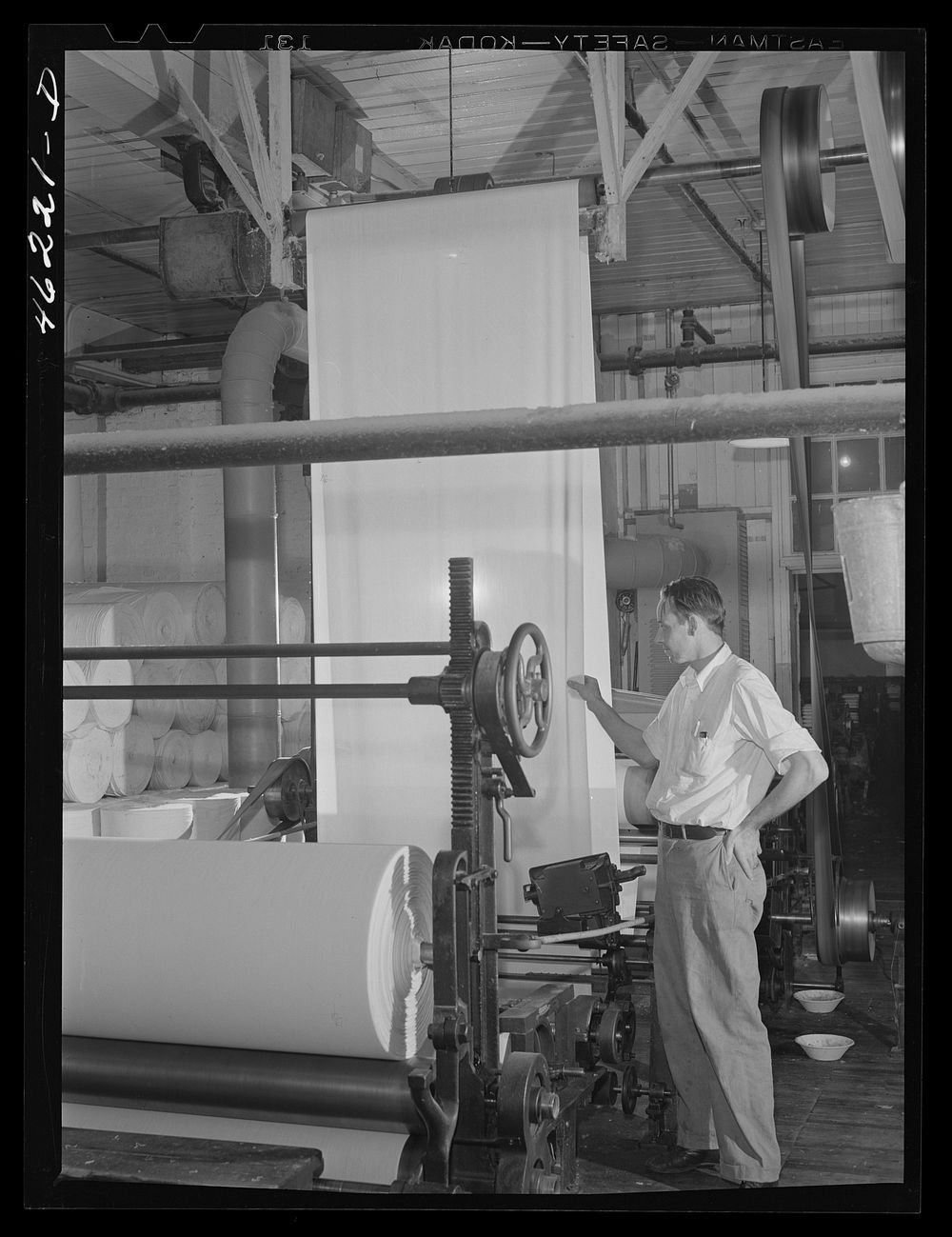 Greensboro, Georgia. In the Mary-Leila cotton mill. Sourced from the Library of Congress.