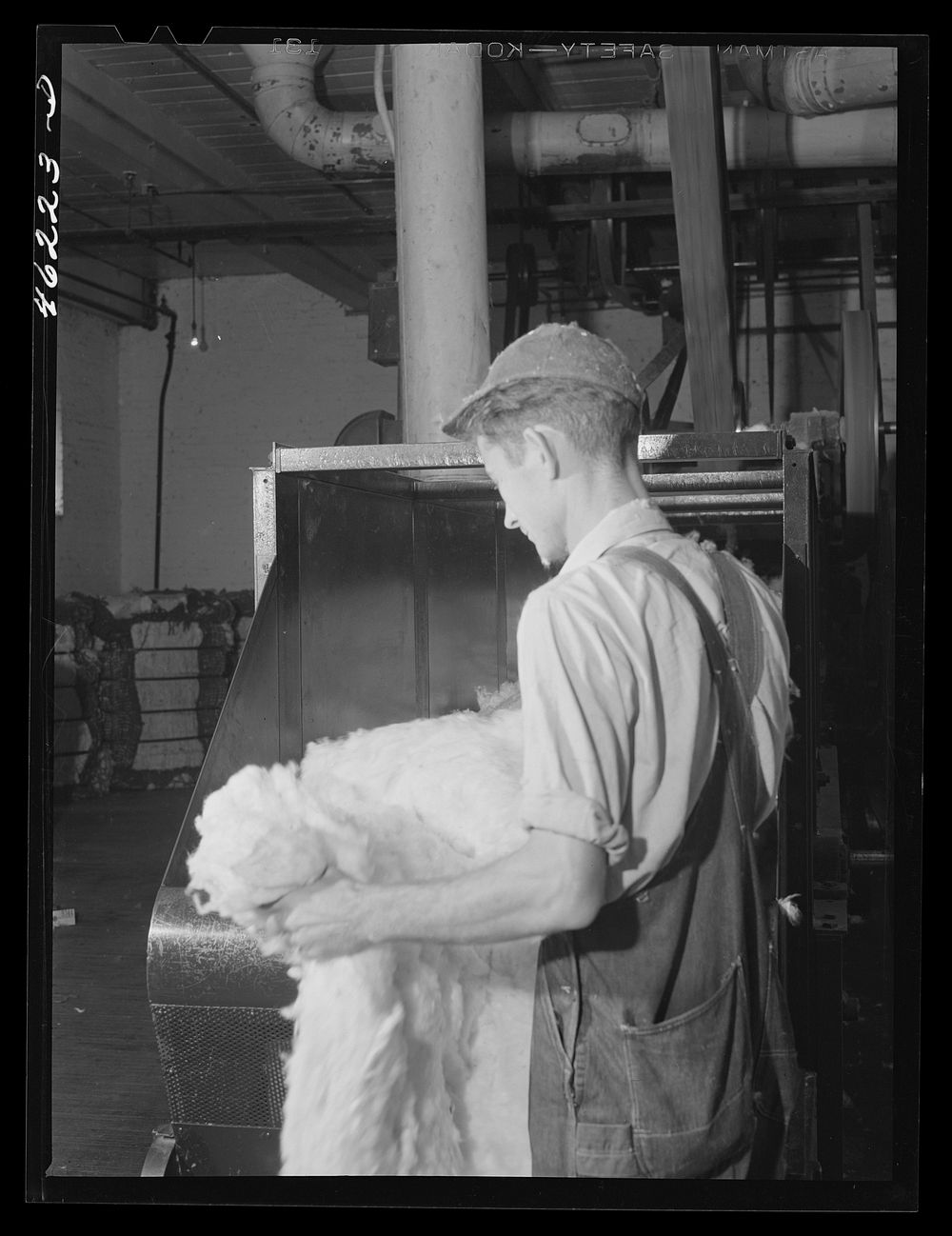 [Untitled photo, possibly related to: Greensboro, Georgia. In the Mary-Leila cotton mill]. Sourced from the Library of…