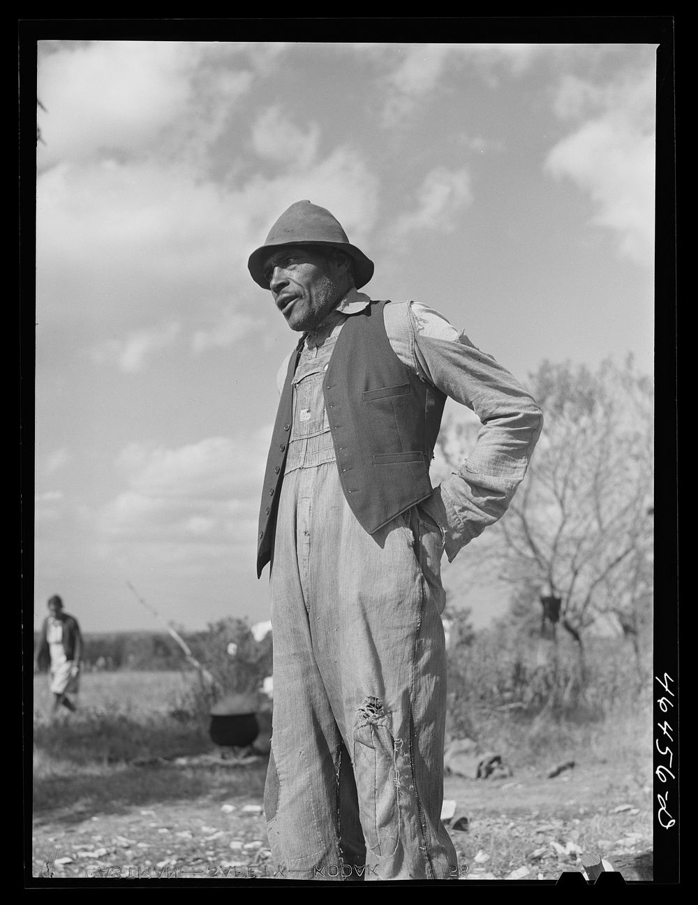 [Untitled photo, possibly related to: Mr. Anthony Weaver, FSA (Farm Security Administration) borrower at Carey Station…