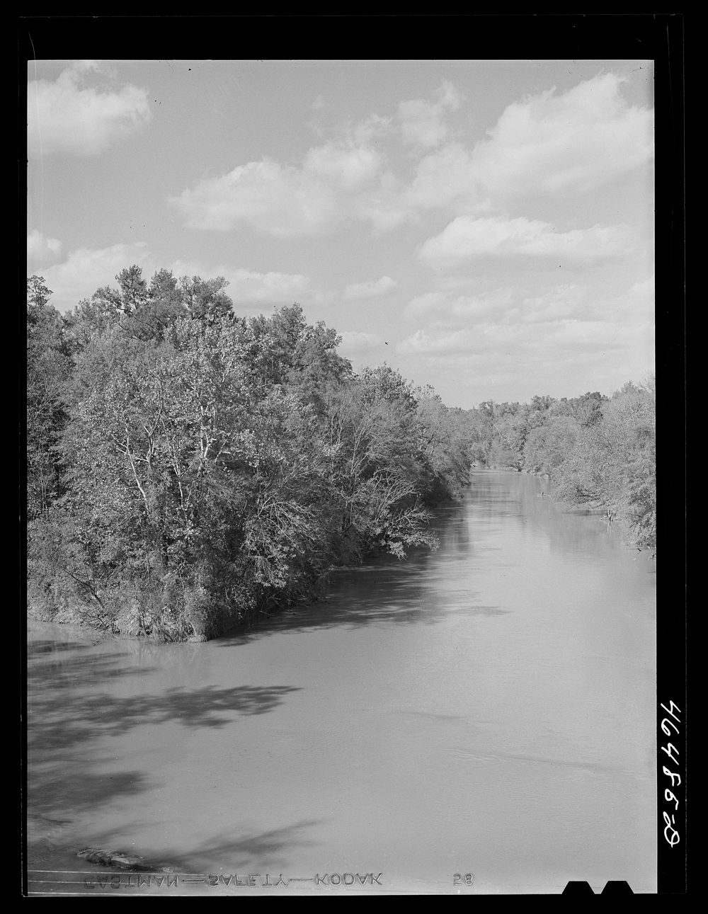 View of the Oconee River, Greene County, Georgia. Sourced from the Library of Congress.