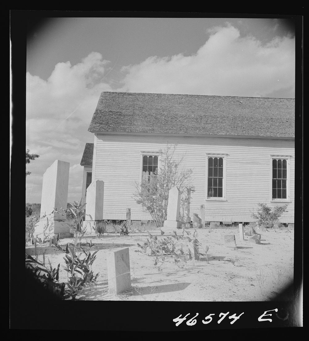 [Untitled photo, possibly related to: Bethany church, one of the oldest in the county near Siloam, Greene County, Gardner].…