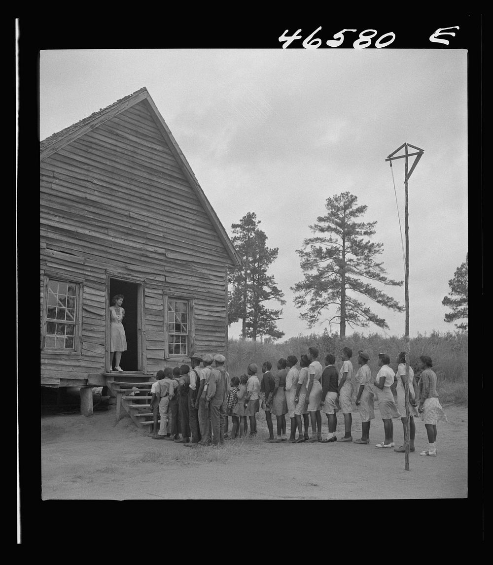 At the Veasey school for  children. Greene County, Georgia. Sourced from the Library of Congress.
