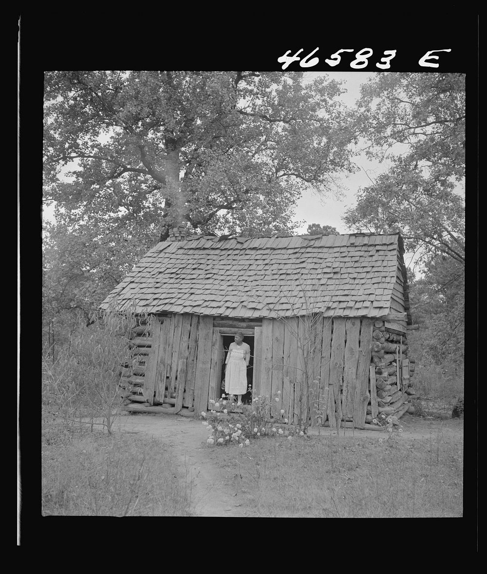 [Untitled photo, possibly related to: Midwife going out on a call near Siloam, Greene County, Georgia]. Sourced from the…