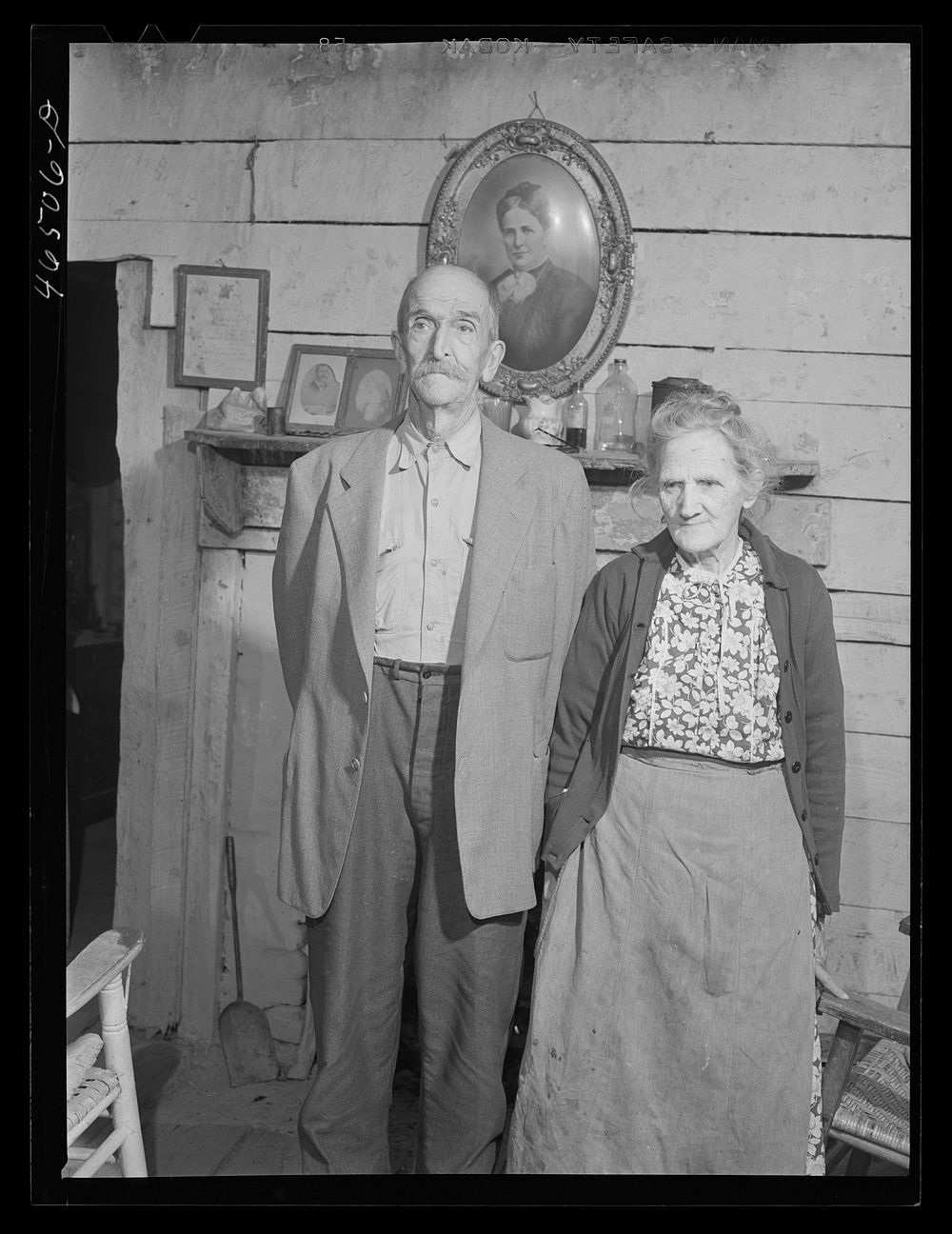Mr. and Mrs. Arthur Bertland, old age pensioners in Penfield, Greene County, Georgia. Sourced from the Library of Congress.