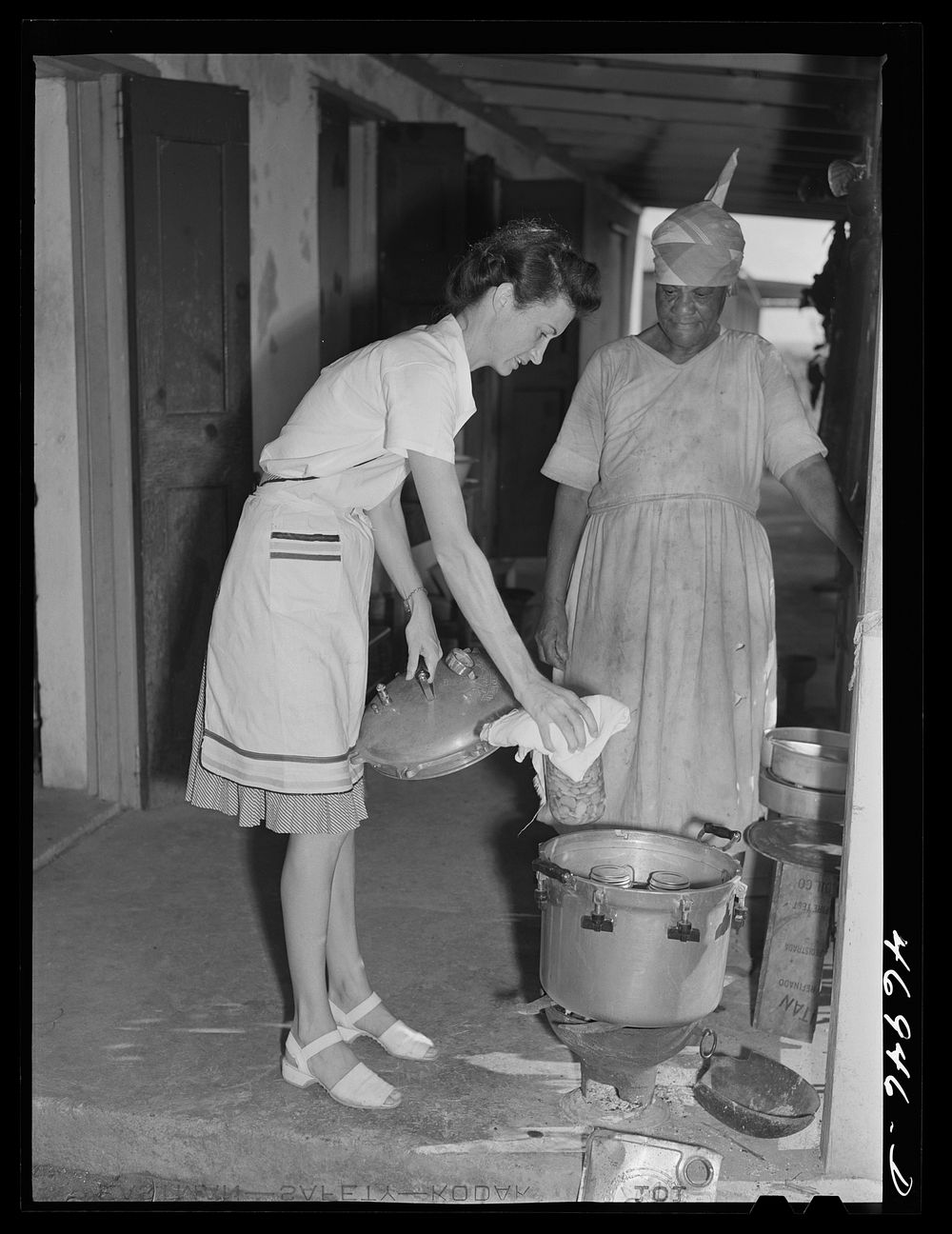 Frederiksted (vicinity), Saint Croix Island, Virgin Islands. Miss Tippin, FSA (Farm Security Administration) home…