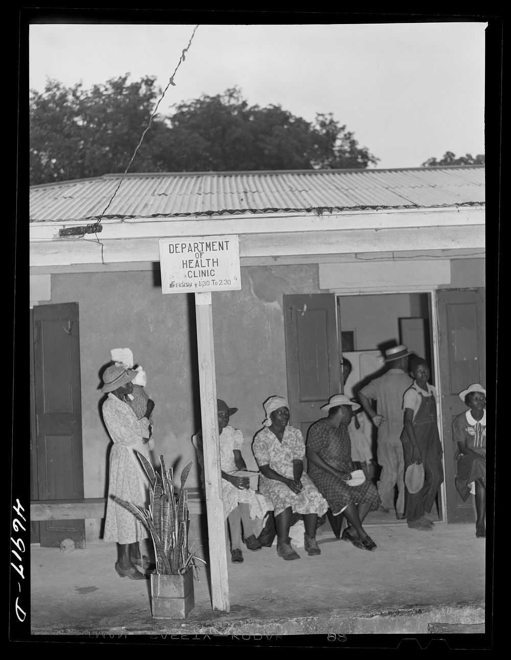 Frederiksted (vicinity), Saint Croix Island, Virgin Islands. Public health clinic. Sourced from the Library of Congress.