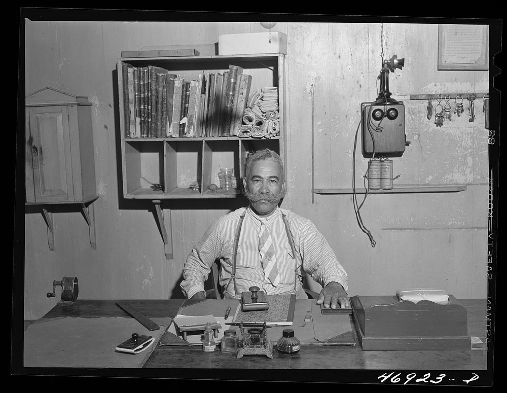 Christiansted (vicinity), Saint Croix Island, Virgin Islands. Warden of the prison. Sourced from the Library of Congress.