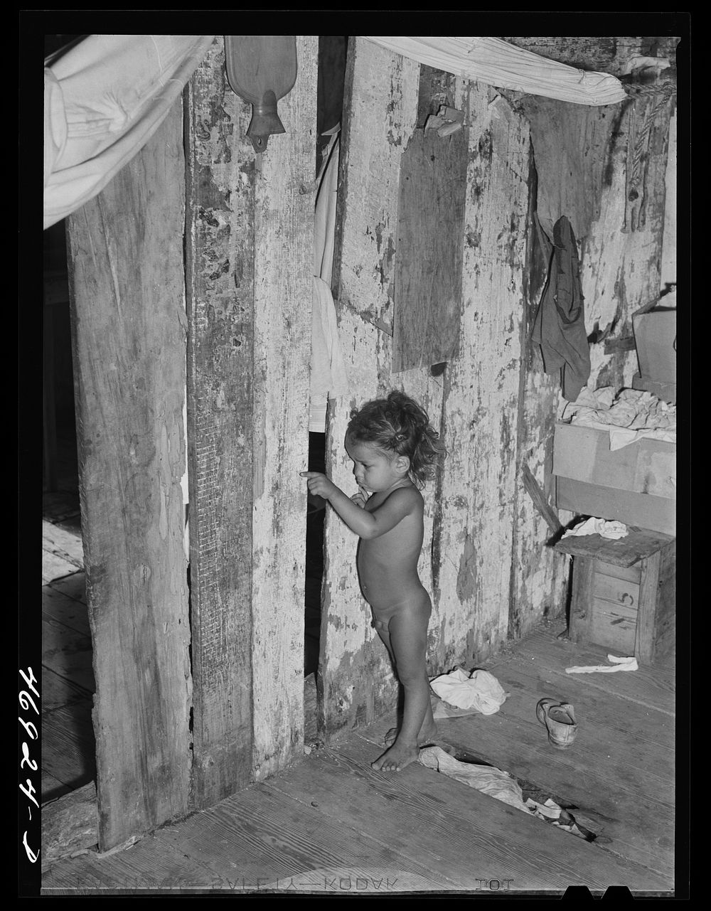 Barren Spot, Saint Croix Island, Virgin Islands. Child in the home of a Puerto Rican family. Sourced from the Library of…