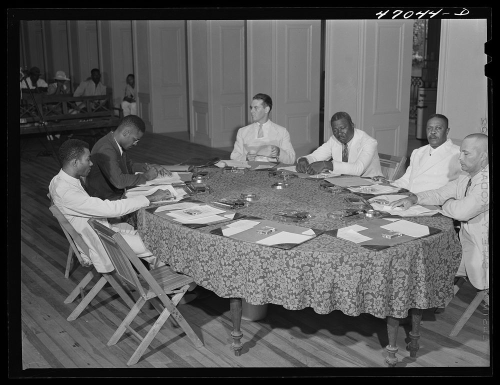 [Untitled photo, possibly related to: Christiansted, Saint Croix Island, Virgin Islands. The municipal council of Saint…