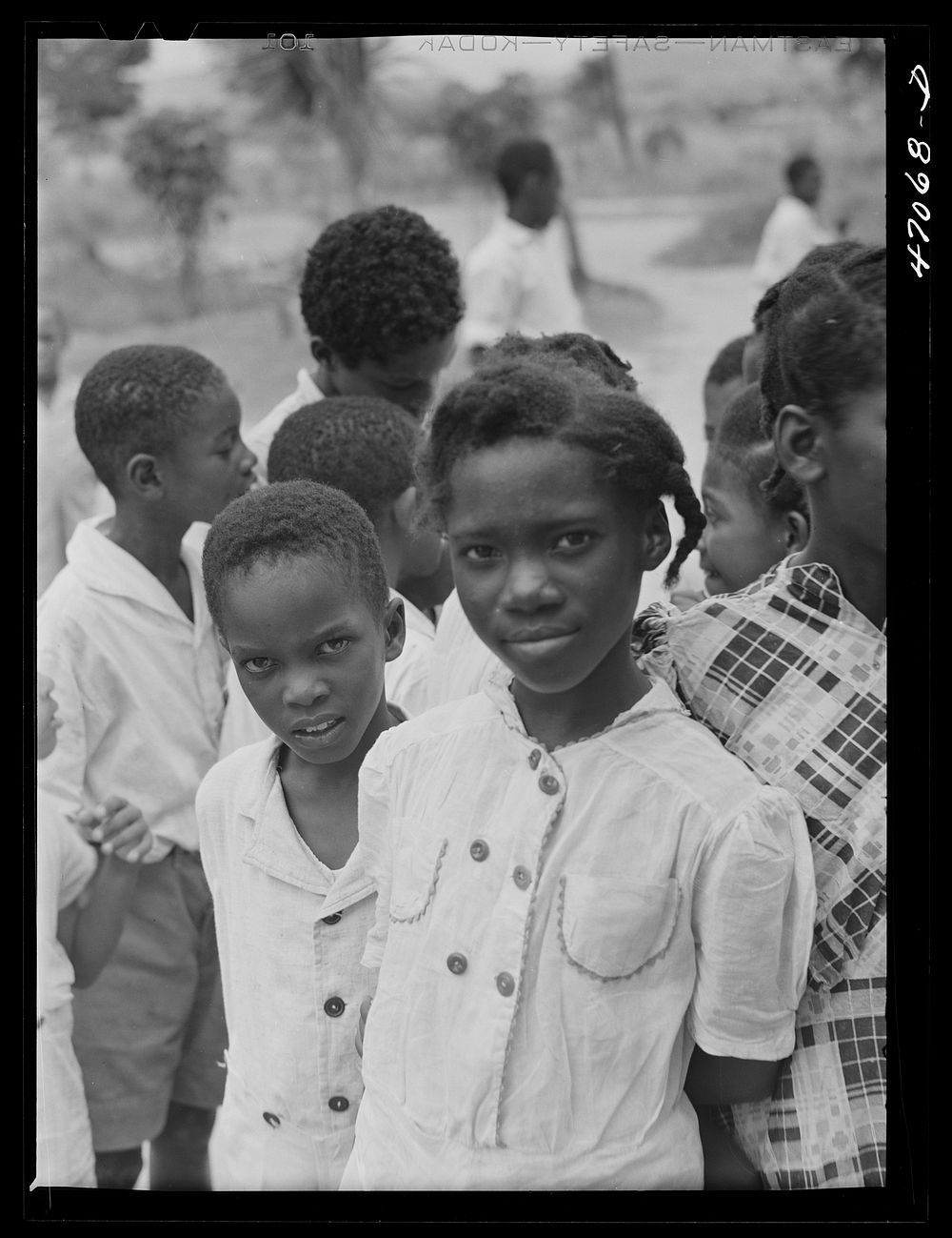 [Untitled photo, possibly related to: Christiansted, Saint Croix Island, Virgin Islands (vicinity). Children at the Peter's…