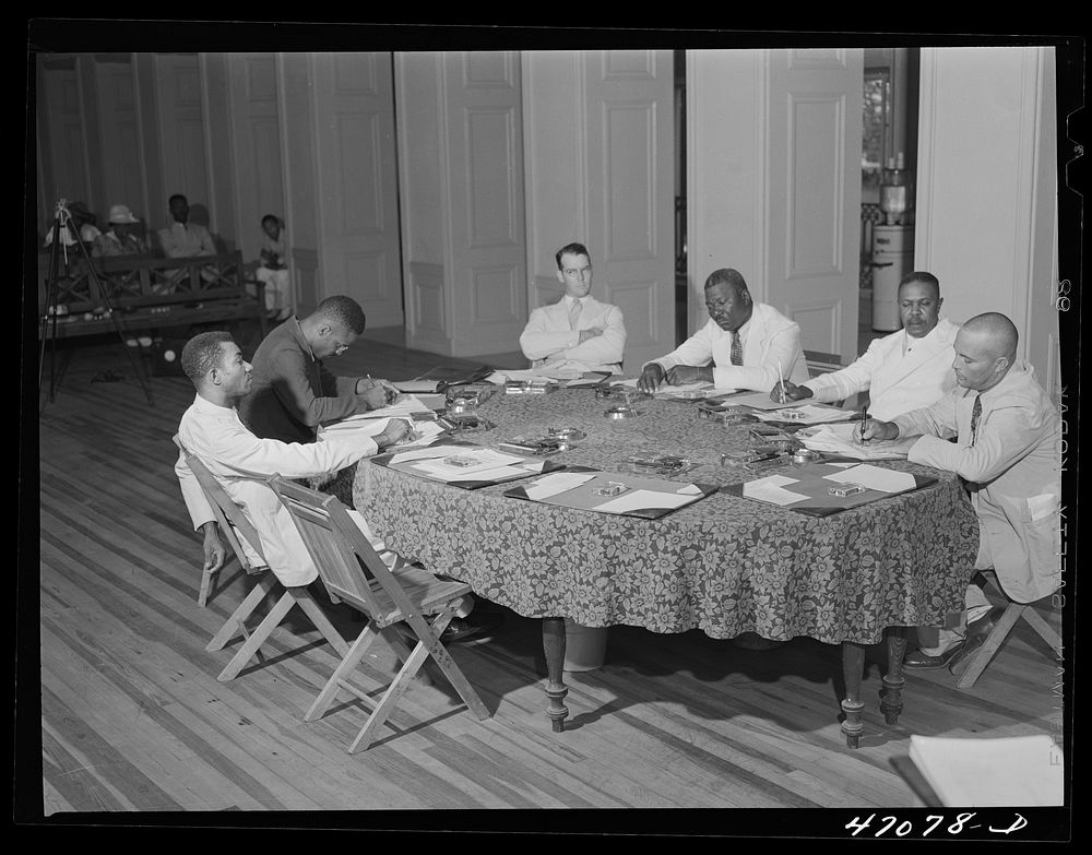 Christiansted, Saint Croix Island, Virgin Islands. The municipal council of Saint Croix in session. Sourced from the Library…