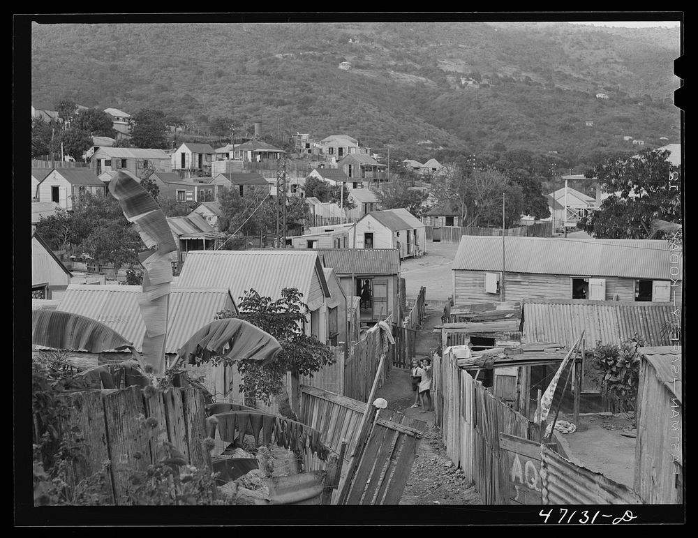 French village, a small settlement on Saint Thomas Island, Virgin Islands. The French village. French-speaking fishermen and…
