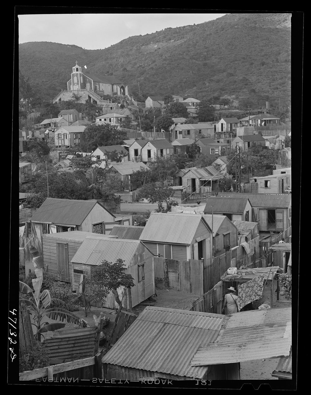 French village, a small settlement on Saint Thomas Island, Virgin Islands. French-speaking fishermen and their families live…