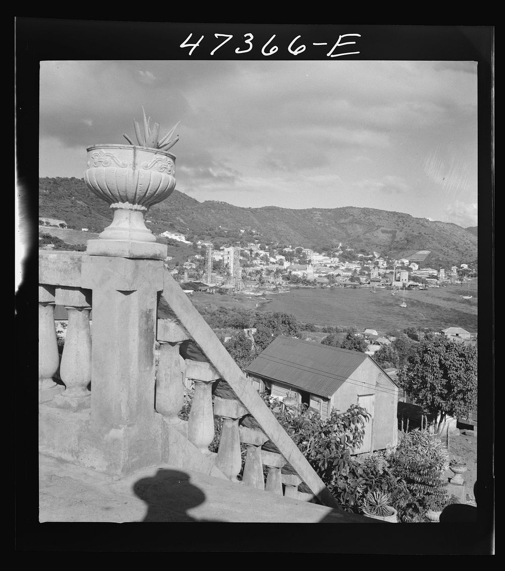[Untitled photo, possibly related to: French village, a small settlement on St. Thomas Island, Virgin Islands]. Sourced from…