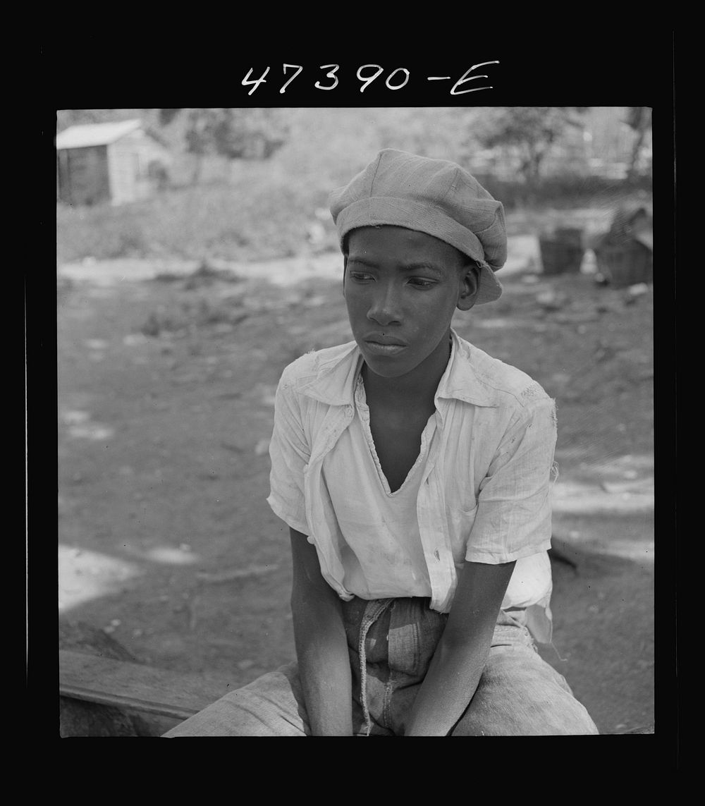 Saint John Island, Virgin Islands. Young boy. Sourced from the Library of Congress.