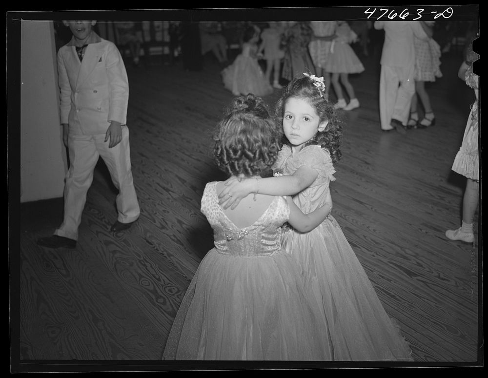 [Untitled photo, possibly related to: Yauco, Puerto Rico. Three Kings' eve party for children of middle class families at…