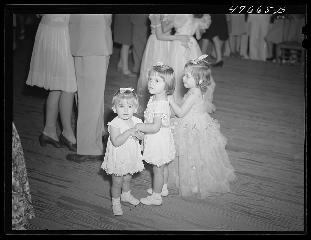 Yauco, Puerto Rico. Three Kings' eve party for children of middle class families at the Casino. Sourced from the Library of…