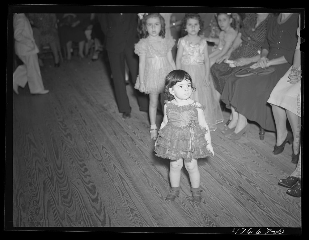 Yauco, Puerto Rico. Three Kings' eve party for children of middle class families at the Casino. Sourced from the Library of…