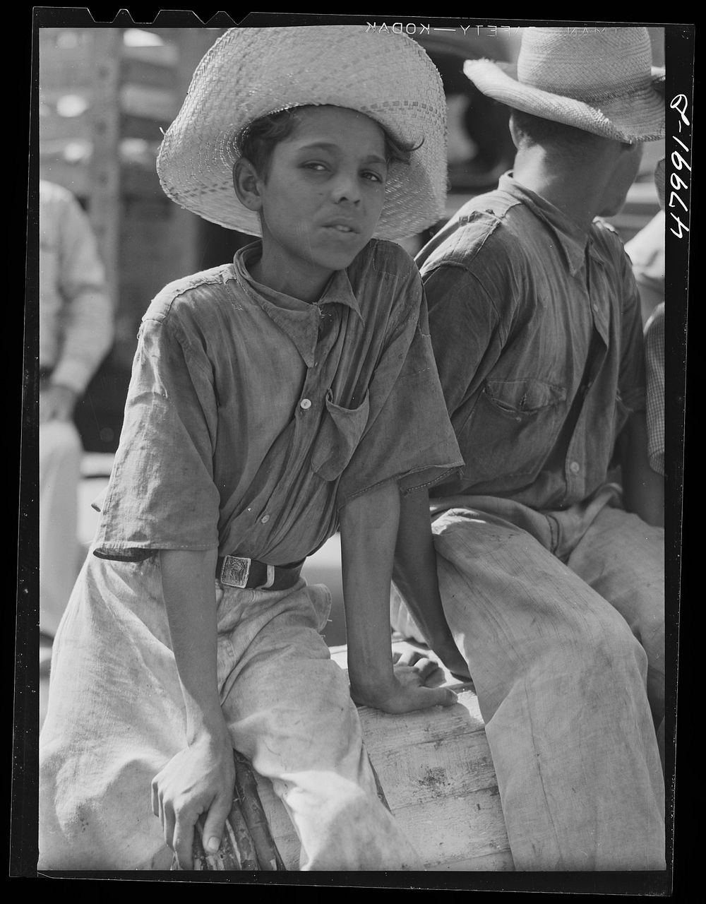 [Untitled photo, possibly related to: San Sebastian, Puerto Rico (vicinity). Farmer's son on a road]. Sourced from the…