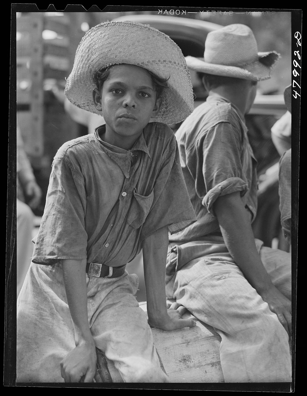 San Sebastian, Puerto Rico (vicinity). Farmer's son on a road. Sourced from the Library of Congress.