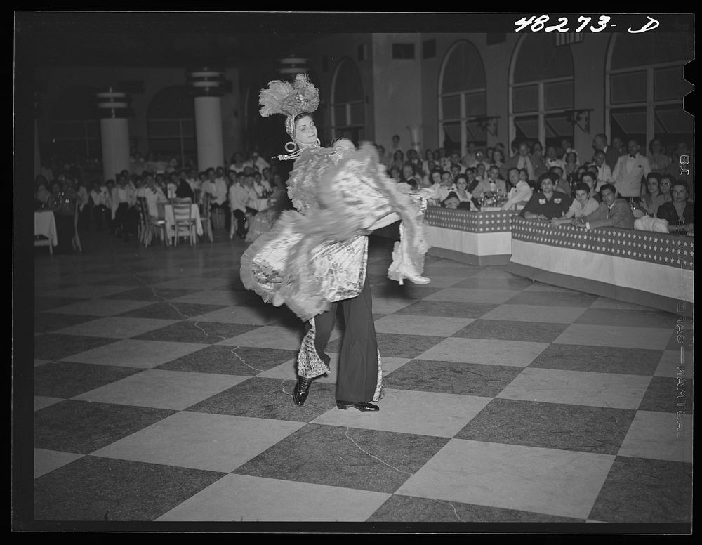[Untitled photo, possibly related to: San Juan, Puerto Rico. In the "Escambron" night club]. Sourced from the Library of…