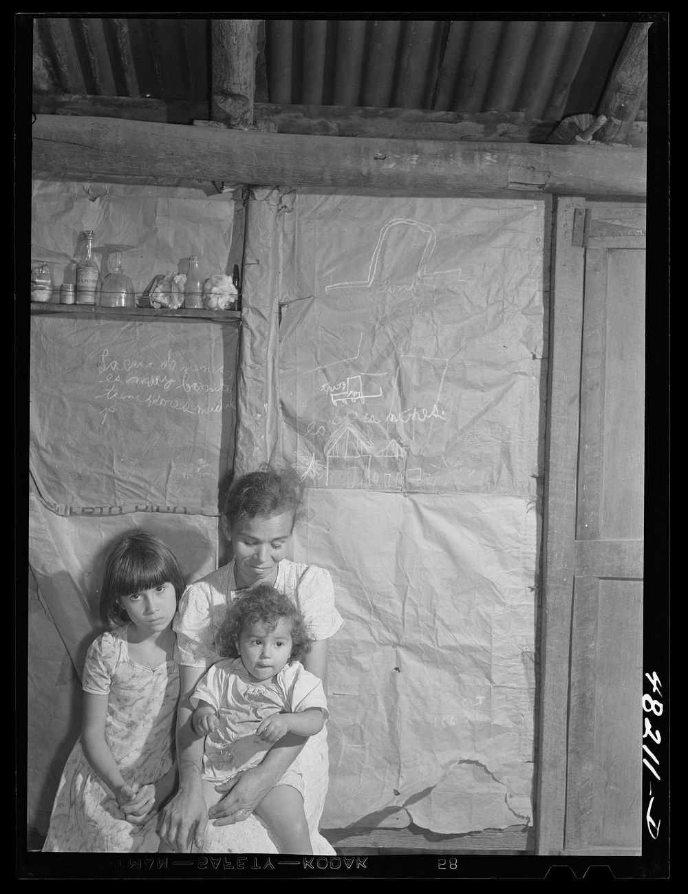 Utuado, Puerto Rico (vicinity). Farm laborer's family. Sourced from the Library of Congress.