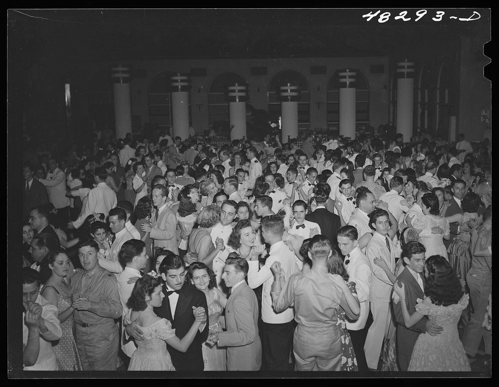 San Juan, Puerto Rico. At the Escambron, a night club. Sourced from the Library of Congress.