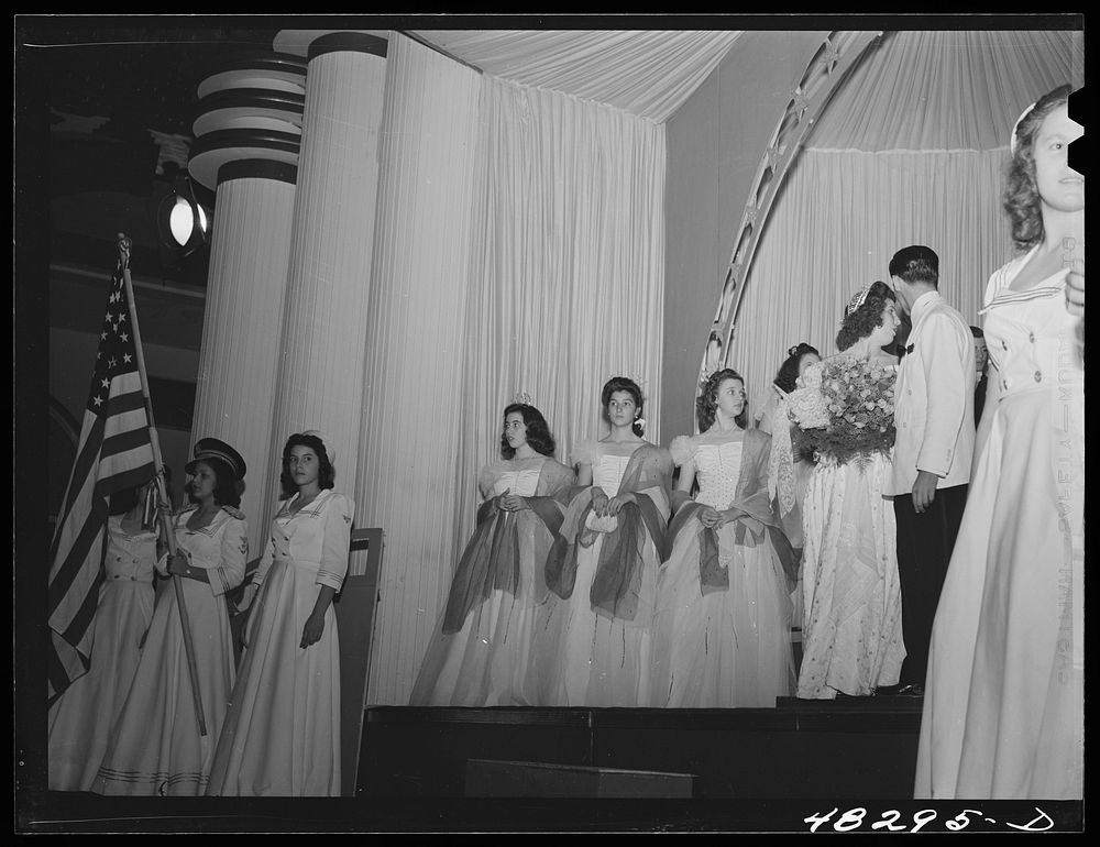 [Untitled photo, possibly related to: San Juan, Puerto Rico. Pageant at the Escambron, a San Juan night club]. Sourced from…
