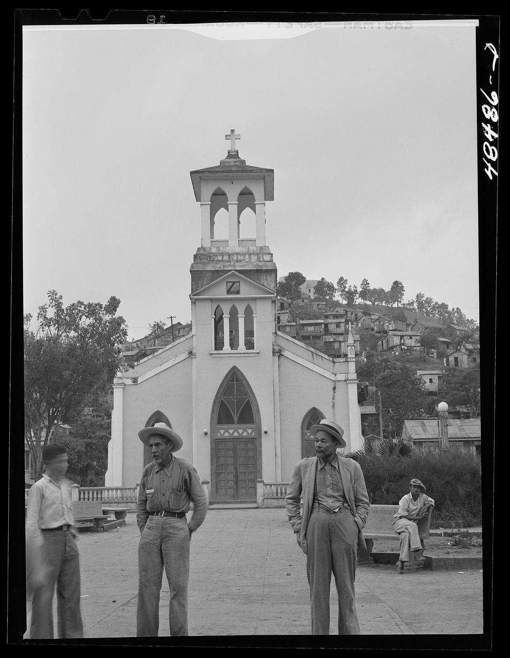 [Untitled photo, possibly related to: Orocovis, Puerto Rico. The plaza]. Sourced from the Library of Congress.