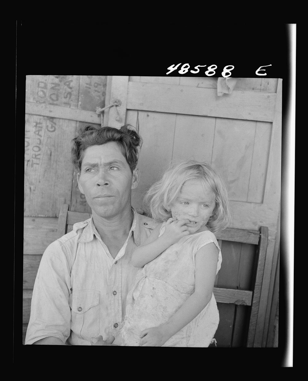 [Untitled photo, possibly related to: San Juan, Puerto Rico. People living in El Fangitto, the slum area]. Sourced from the…