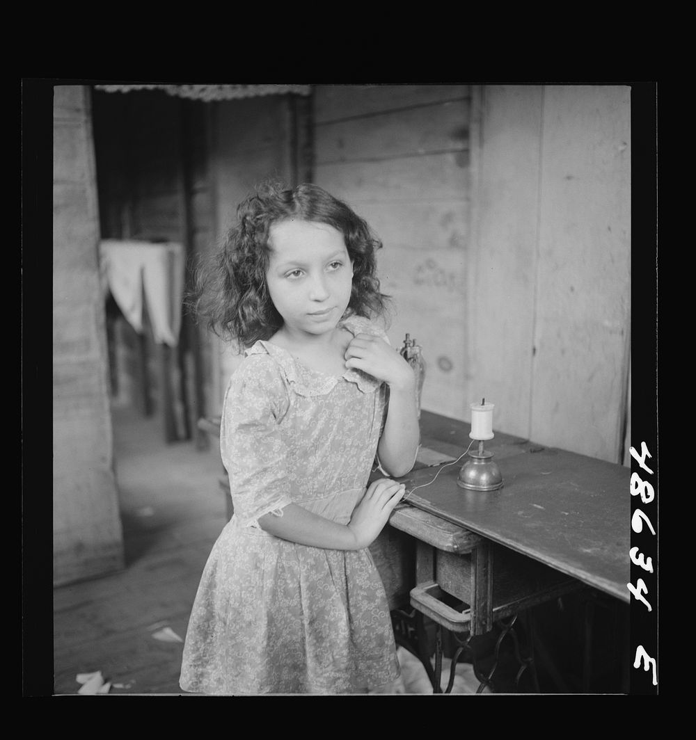 [Untitled photo, possibly related to: Bayamon, Puerto Rico. Child of a seamstress]. Sourced from the Library of Congress.