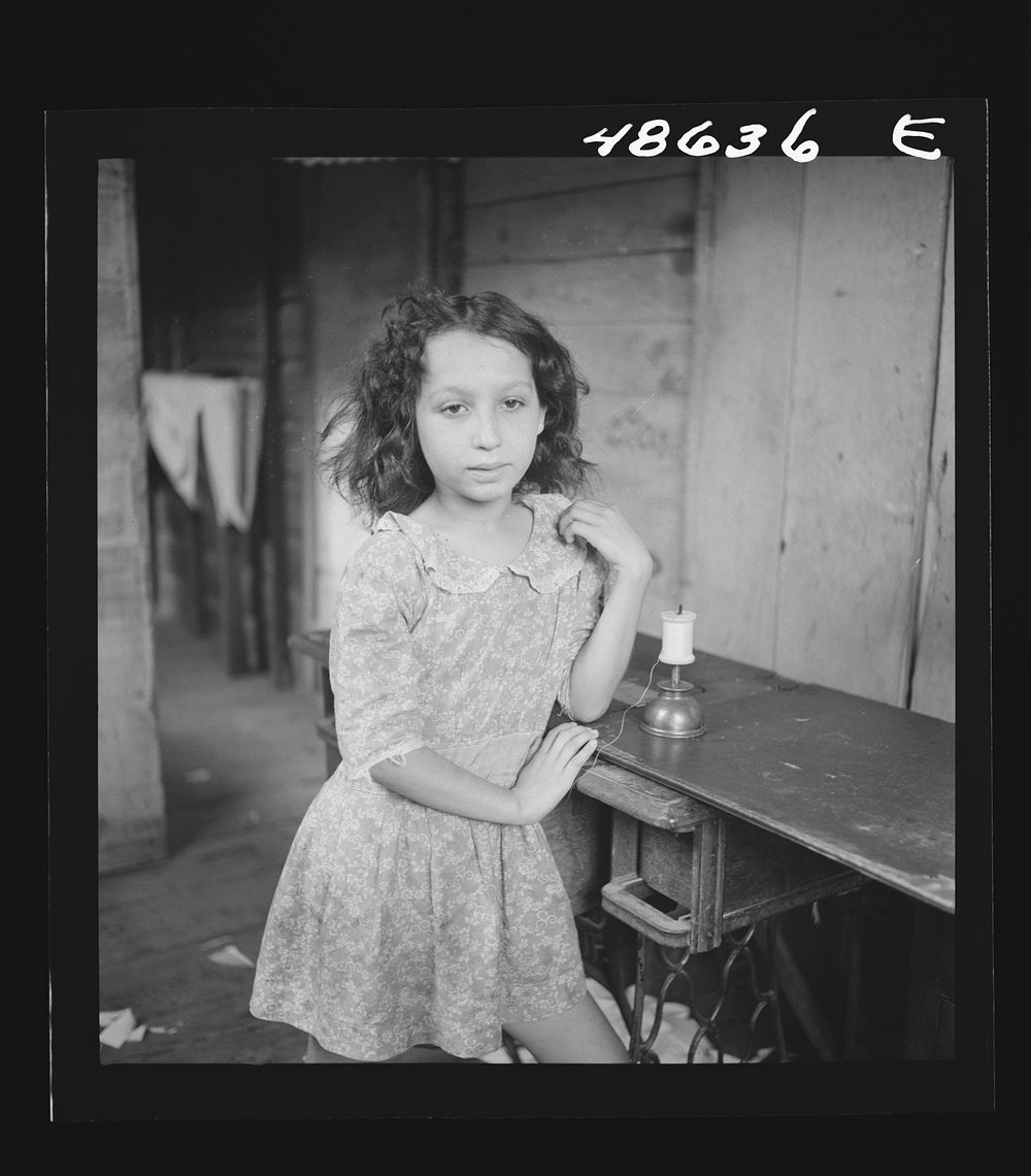 Bayamon, Puerto Rico. Child of a seamstress. Sourced from the Library of Congress.