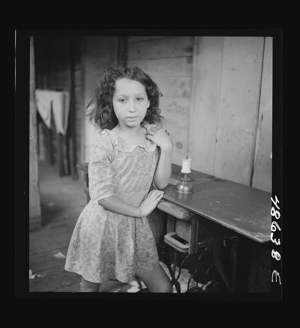 [Untitled photo, possibly related to: Bayamon, Puerto Rico. Child of a seamstress]. Sourced from the Library of Congress.
