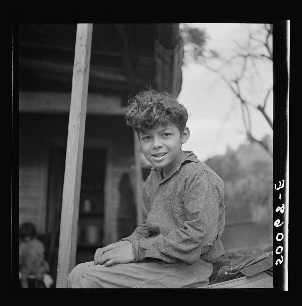 Mexican miner's son. Bertha Hill, Scotts Run, West Virginia. Sourced from the Library of Congress.